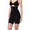 Lovable Guaina Modellante a Pantaloncino Gamba Lunga | Pancera Vita Alta | Shapewear Contenitivo Pancia Piatta | Invisibile | Sculpt Shaping Donna, Nero, L