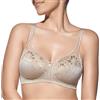 Selene, Reggiseno Donna in Pizzo, Senza Ferretto e Imbottitura, con Motivo Floreale, Collezione Scarlett, Colore Terra, Taglia 9B
