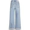 JJXX - Jxtokyo Wide Fold Up HW Jeans R6169 DNM, Pantaloni Donna