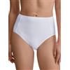 Calida Sleek Skin Slip da Donna a Vita Alta con Vita Piatta, Bianco, 44-46