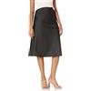The Drop Maya, Gonna Sottoveste, Effetto Seta da Donna, Nero, M