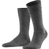 FALKE Sensitive Berlin M So lana cotone con bordino morbido 1 paio, Calzini Uomo, Grigio Dark Grey 3070, 43-46