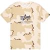 Alpha Industries Basic BL Camo T-Shirt da Uomo Desert Camo 91 L