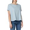 Geox W T-Shirt Over R, Cielo Invernale, L Donna