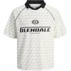 JACK & JONES Jcoretreat AOP Mesh Open Collar Polo S, Ballerino di Nuvola, XL