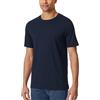 Schiesser Herren Schlafshirt Kurzarm Rundhals Bio-Baumwolle-Mix + Relax Parte Superiore del Pigiama, Blu Notte_182179, 54 Uomo