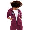 Gap V Heritage FZ HD Felpa Donna, Vino Rubino., L