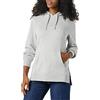 Amazon Essentials Felpa a tunica da donna in spugna francese con cappuccio, grigio mélange, XXL