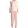 CALIDA Pigiama da Donna con Polsini, Pearl Blush, 44-46