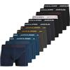 Jack & Jones Confezione da 12 Boxer da Uomo, Phantom, XXL
