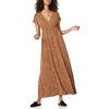 Amazon Essentials Maxi Abito con Vita Stretta (Disponibile in Taglie Forti) Donna