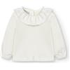 BABIDU Camiseta Volantes Affusolato, Beige, 4 Anni Unisex Kids