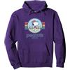 Peanuts Snoopy Woodstock, Altalena da Golf Vintage Estiva dei Peanuts, Stile retrò Felpa con Cappuccio, Unisex per Adulti, Viola, XL