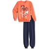 CALIDA Kids Set di Pigiama, Salmone Fresco, 128-134 Bambini e Ragazzi