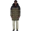 Schott NYC Ontario Parka con Cappuccio Schott, Black/Khaki, L Unisex-Adulto
