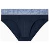 Emporio Armani Slip MEGALOGO da Uomo, Blu, S, Blu, S