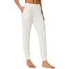Amazon Essentials Pantaloni Pigiama in Jersey Leggero Lavorato a Maglia Stile Jogger, per Relax o da Notte, con Tasche Donna, Avorio, XS