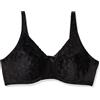 Playtex Secrets Coverage Underwire, Balconette T-Shirt Bra for Full Figures Reggiseno, Nero, F Donna