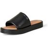 Amazon Essentials Sandalo Flatform Donna, Nero, 41 EU