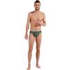 HOM Slip da Bagno Nautical Cup Swim Briefs, Kaki Nastro a Righe, M Uomo