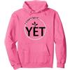 Mademark Non riesco Ancora a Farlo Potere di Crescita Mindset Motivazionale Felpa con Cappuccio, Unisex per Adulti, Rosa Acceso, M