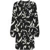 ONLY Onlnova Life Elite L/S Siri Dress Vestito, Black/AOP:601 Faux Zebra, M Donna