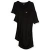 Amazon Essentials T-Shirt con Scollo Rotondo e Arricciatura a Maniche Corte Premaman Donna, Pacco da 2