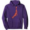 Fantastico abbigliamento da basket e ide Pallacanestro Giocatore di Basket Bambino Ragazzo Uomo Felpa con Cappuccio, Unisex per Adulti, Viola, L