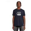 G-STAR Maglietta Uomo Finger Print Burger R T, Blu (Salute D26041-c506-c742), M
