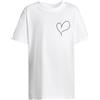 Urban Classics Uck7916b-t-shirt 3 Pack-Kurzarm-Bow & Butterfly & Heart T-Shirt, Bianco+softsalvia+Morbido Giallo, 110/116 cm Bambine e Ragazze