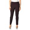 Briggs New York - Pantaloni da Donna Super Elasticizzati Millennium Welt Pocket Pull on - Viola - 46