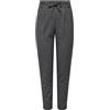 Only Pantaloni Classici Femminili ONLPOPTRASH-Elise a Vita Media, Taglio Normale, Grigio Scuro mélange, (L) W x 30L