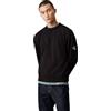 Calvin Klein Uomo Felpa Badge Crew Neck Cotone