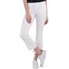 Replay Jeans a Zampa da Donna Faaby Flare Crop Vestibilità Comfort con Power Stretch, Bianco (Natural White 100), W33