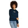 Tommy Hilfiger Donna Felpa Regular in Cotone, Blu (Dark Night Navy), M