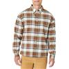 Amazon Essentials Camicia Button Down in Cotone, Vestibilità Oversize Moderna Uomo, Marrone Menta Plaid Country, XS