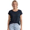 Street One Shadowed Navy 38 - Maglietta a Spalle Scoperte con Scollo Rotondo