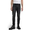 G-STAR Uomo Scutar 3D Tapered Jeans, Grigio (worn in black onyx D17711-B479-C942), 27W / 32L