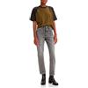 Levi's 501 Crop, Jeans Donna, Gray Worn In, 32W / 30L