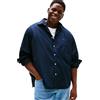 Tommy Hilfiger Uomo Camicia Flex Poplin Solid Regular Fit, Blu (Desert Sky), 2XL