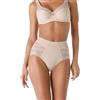 Lovable Guaina Modellante Vita Media in Microfibra e Tulle | Contenimento Medio Effetto Pancia Piatta | Shapewear Invisibile | Fancy Shaping Donna, Cipria, L