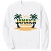 Mademark Giamaica Nessun Problema Vacanza Tropicale al Mare Felpa, Unisex per Adulti, Bianco, S