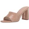 The Drop, Pattie, Sandalo Mule con Tacco Largo, Microsuede, Stampa Naturale a Coccodrillo, 38,5