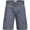 JACK & JONES - Jpstcole Hudson Belted Cargo Shorts Mid, Jpstcole Hudson - Pantaloncini Cargo Belted Mid Uomo