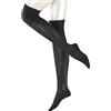 FALKE No. 3 W Ok lana seta sopra il ginocchio tinta unita 1 paio, Parigine Donna, Nero Black 3009, 39-40