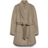 Vero Moda Vmtwodope Belt 3/4 Wool Jacket Ga Noos, Donna, Silver Mink, XS