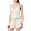 Triumph Donna Silky Sensuality PSW X, Pajama set, ECRU WHITE, 44