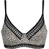 DIM Donna - Reggiseno sciarpa ily Micro C/A - x1 | Morbi microfibra | Forma moderna a triangolo | Sostegno invisibile | Finitura piatta in pizzo