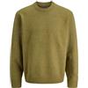 JACK & JONES Jornorrebro Knit Crew Neck SN, Olive Drab, S Uomo