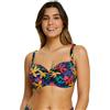 Sans Complexe Bikini Top Donna, Floreale Nero, 75D